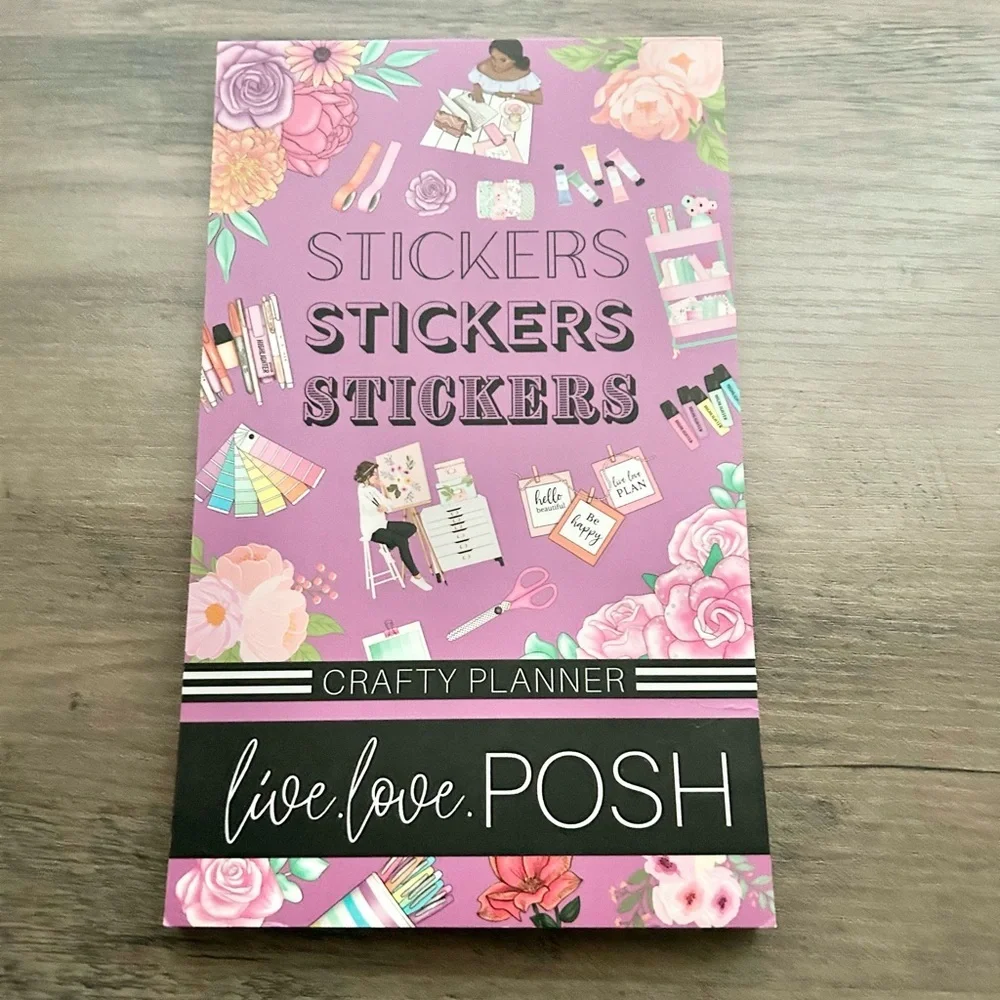 The Happy Planner and LiveLovePosh Sticker Book Lot 10 Books!